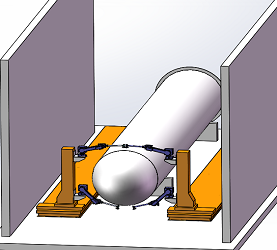 AGV移動噴砂機(jī)器人示意圖