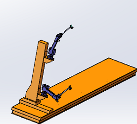 AGV移動噴砂機(jī)器人示意圖3