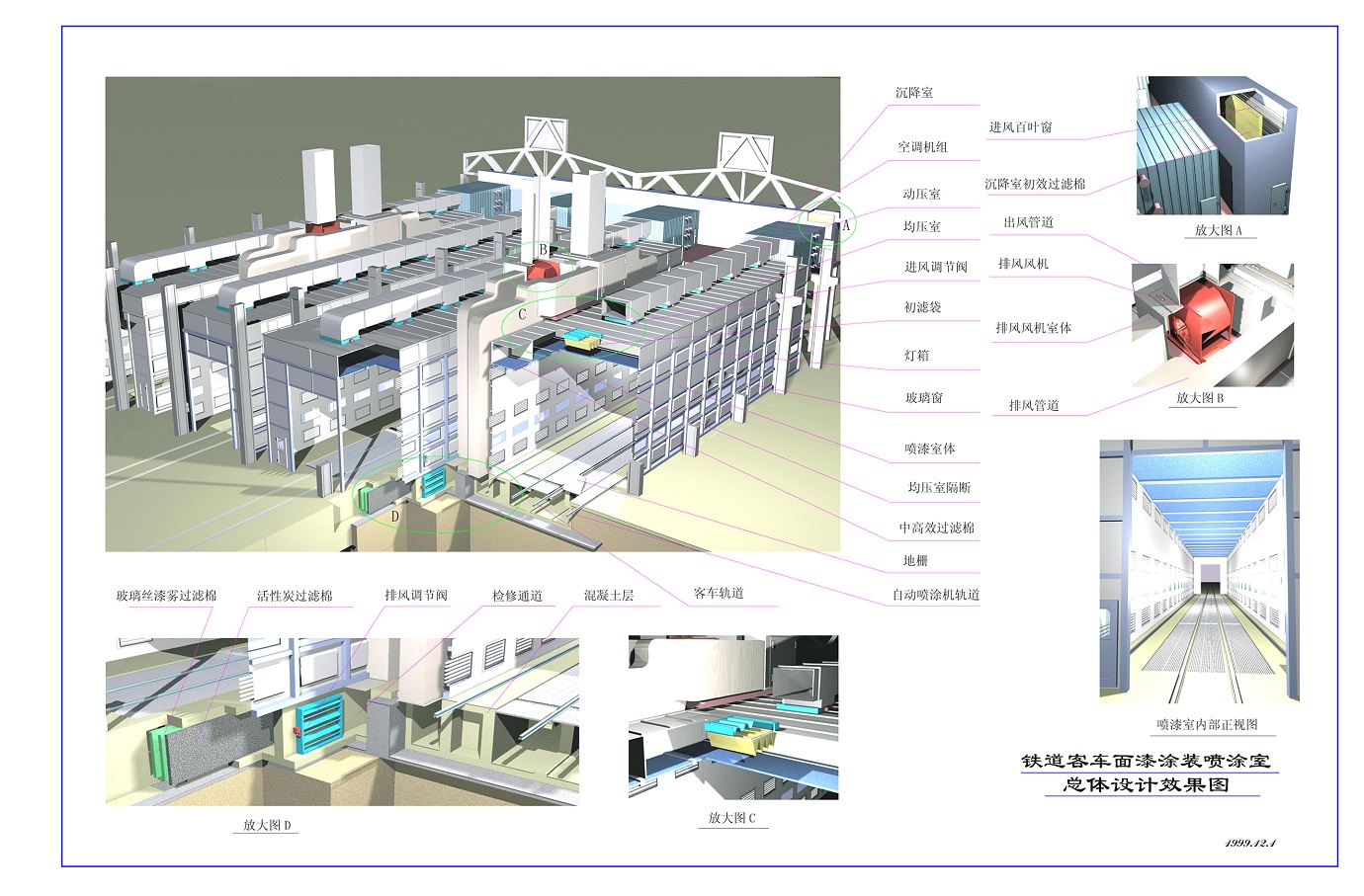 噴漆烘干一體房結(jié)構(gòu)圖 噴漆烘干一體房結(jié)構(gòu)圖