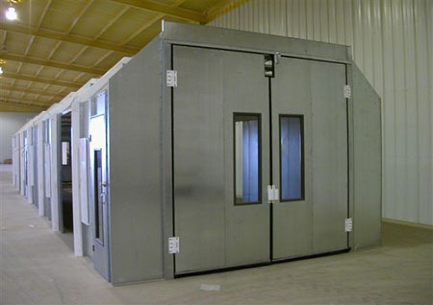 通道式干式噴漆房