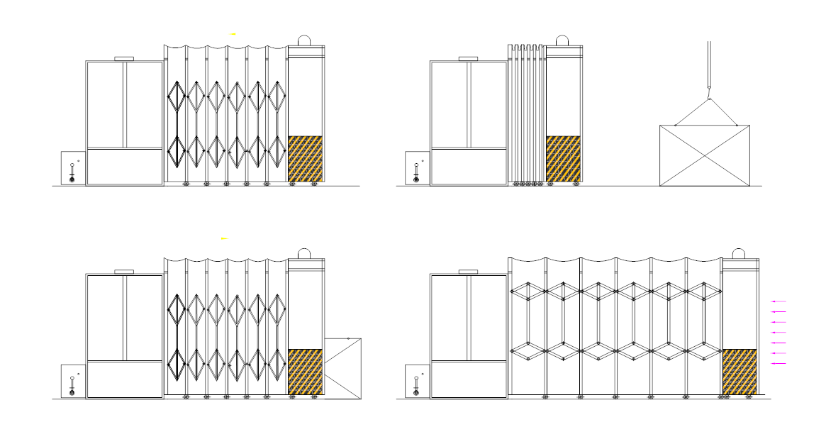伸縮式噴漆房結(jié)構(gòu) 伸縮式噴漆房結(jié)構(gòu)