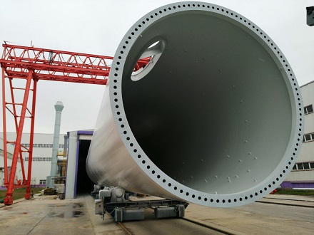 風(fēng)電塔筒涂裝生產(chǎn)線案例