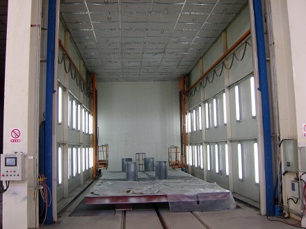 結(jié)構(gòu)件涂裝生產(chǎn)線案例圖