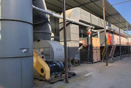 涂裝廢氣活性炭+催化燃燒設(shè)備