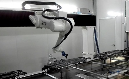 汽車零件機(jī)器人噴漆