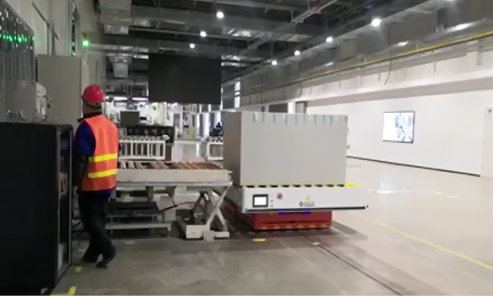 30噸重載AGV搬運(yùn)小車(chē)應(yīng)用 30噸重載AGV搬運(yùn)小車(chē)應(yīng)用